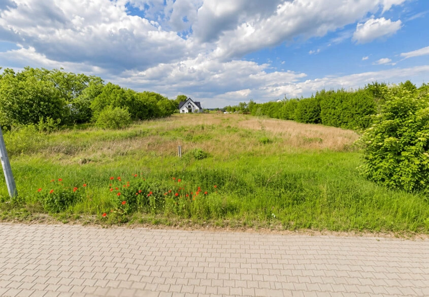 Działka w Rokitnicy koło Pruszcza Gda pow 1108m2