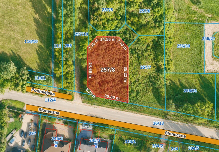 Działka koło Pruszcza Gdańskiego, MPZP, pow 904m2