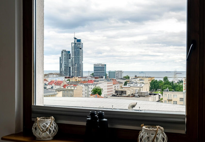 Mieszkanie z widokiem na zatokę i panoramę Gdyni
