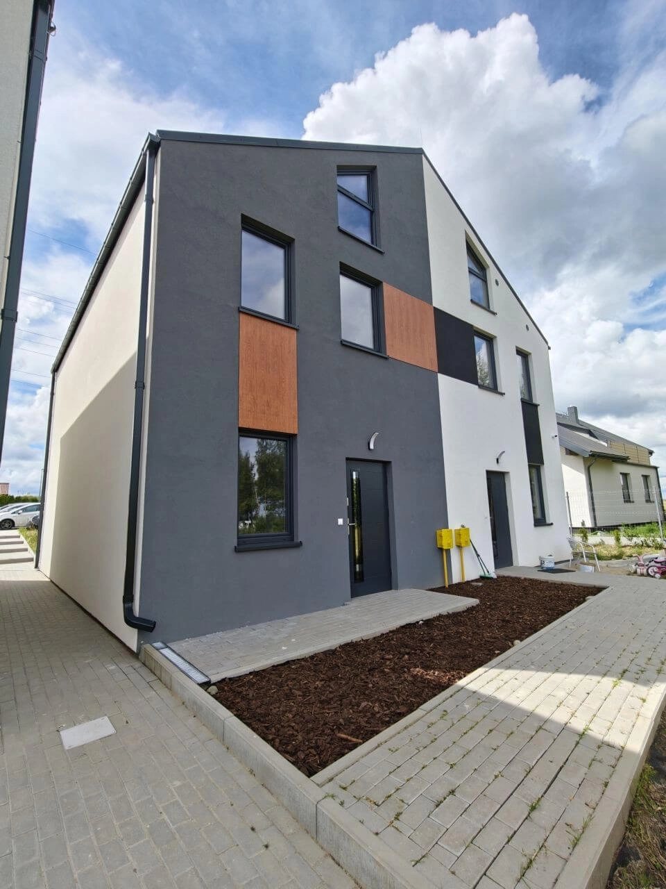 Nowoczesny bliźniak 110 m2 | Kiełpino Górne|Ogród