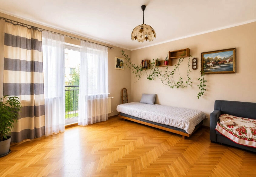 3 pokoje na Chełmie, słoneczne mieszkanie 66 m2!