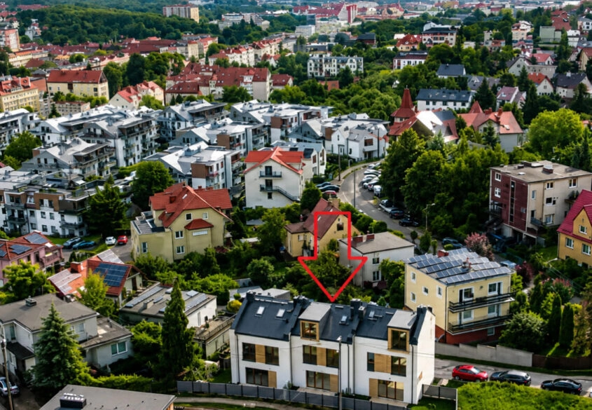 Segment środkowy 5 pokoi, ogródek, garaż