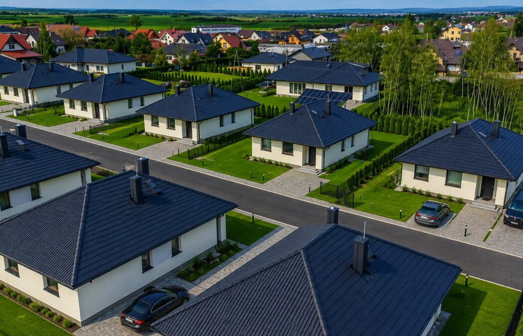 Dom parterowy wolnostojący ul. Purpurowa, Różyny