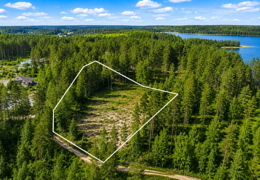 Działka nad jeziorem Gowidlińskim, Borek Kamienny