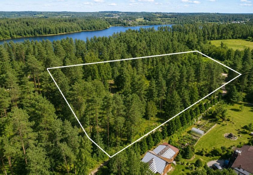 Działka nad jeziorem Gowidlińskim, Borek Kamienny