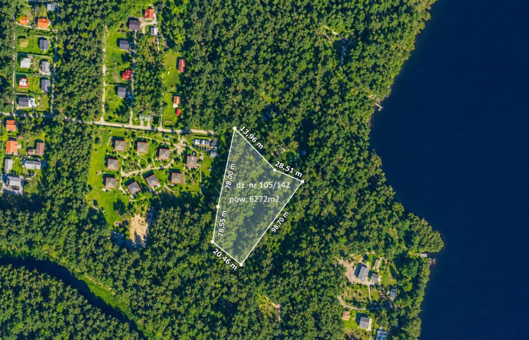 Działka nad jeziorem Gowidlińskim, Borek Kamienny