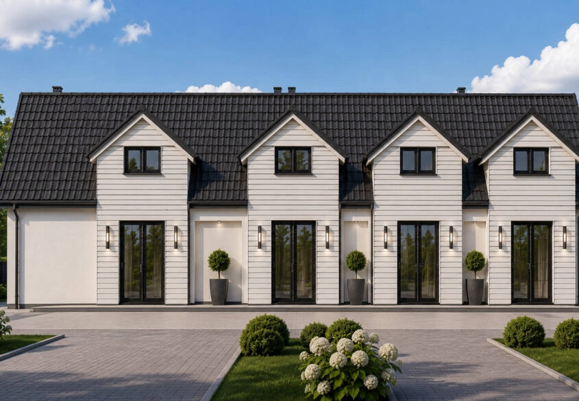 Działka z rozpoczętą budową 15 apartamentów