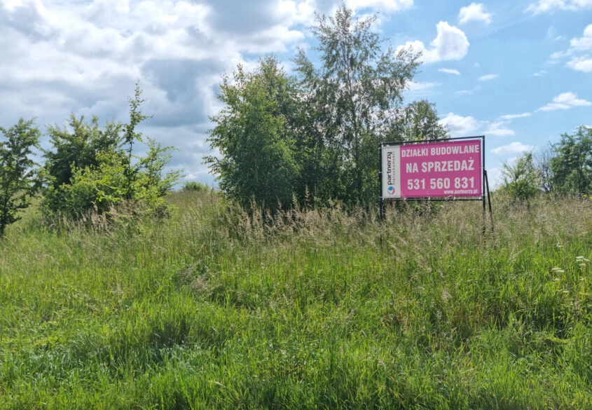 Działka budowlana w Salinku