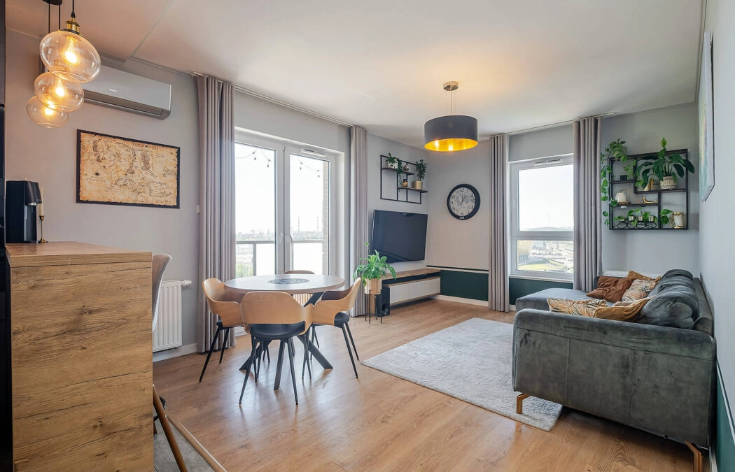 3 pokoje Letnica 65m2, 11 piętro, piękny widok!
