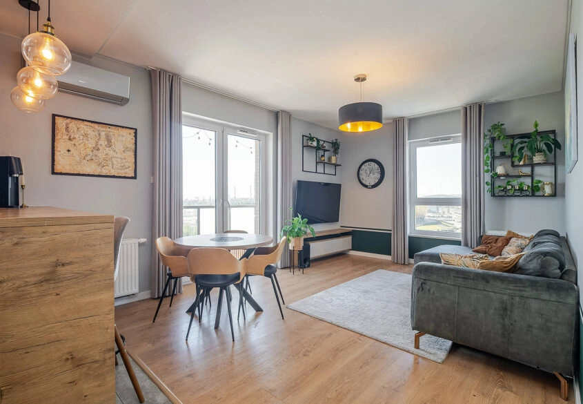 3 pokoje Letnica 65m2, 11 piętro, piękny widok!