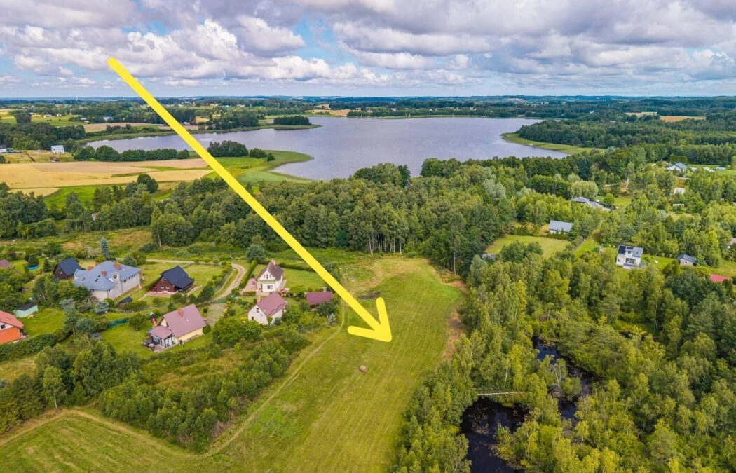300M OD JEZIORA | DZIAŁKA NA KASZUBACH | SPOKOJNA