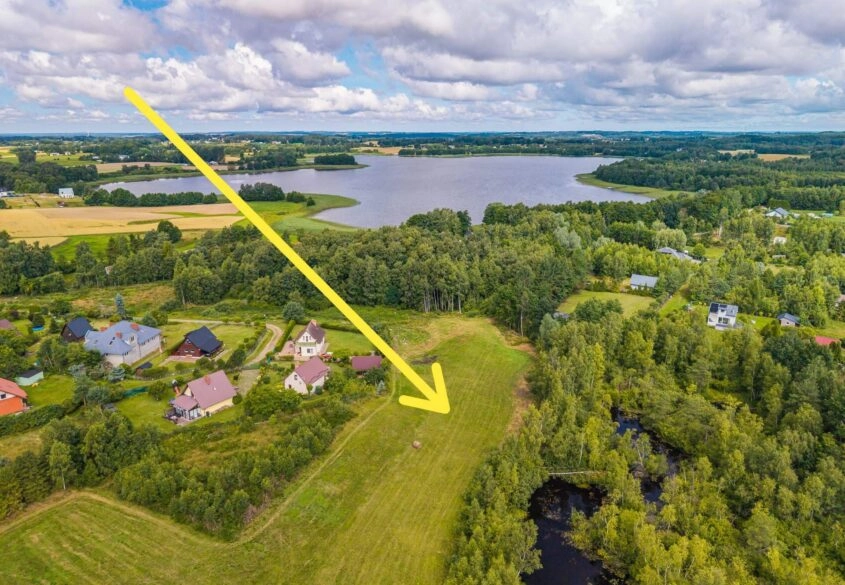 300M OD JEZIORA | DZIAŁKA NA KASZUBACH | SPOKOJNA
