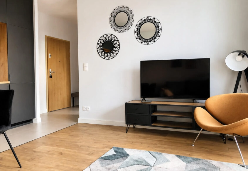 Eleganckie mieszkanie-duży balkon10 minut do morza
