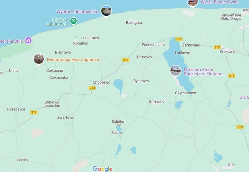 DZIAŁKA NAD JEZIOREM SALINKO