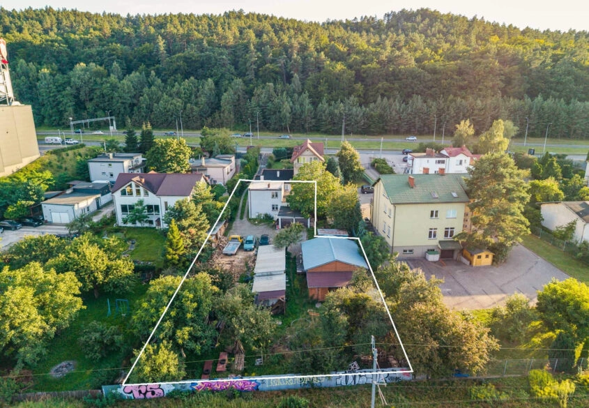 Strategiczna działka 1530 m² | Dom + biznes |Rumia