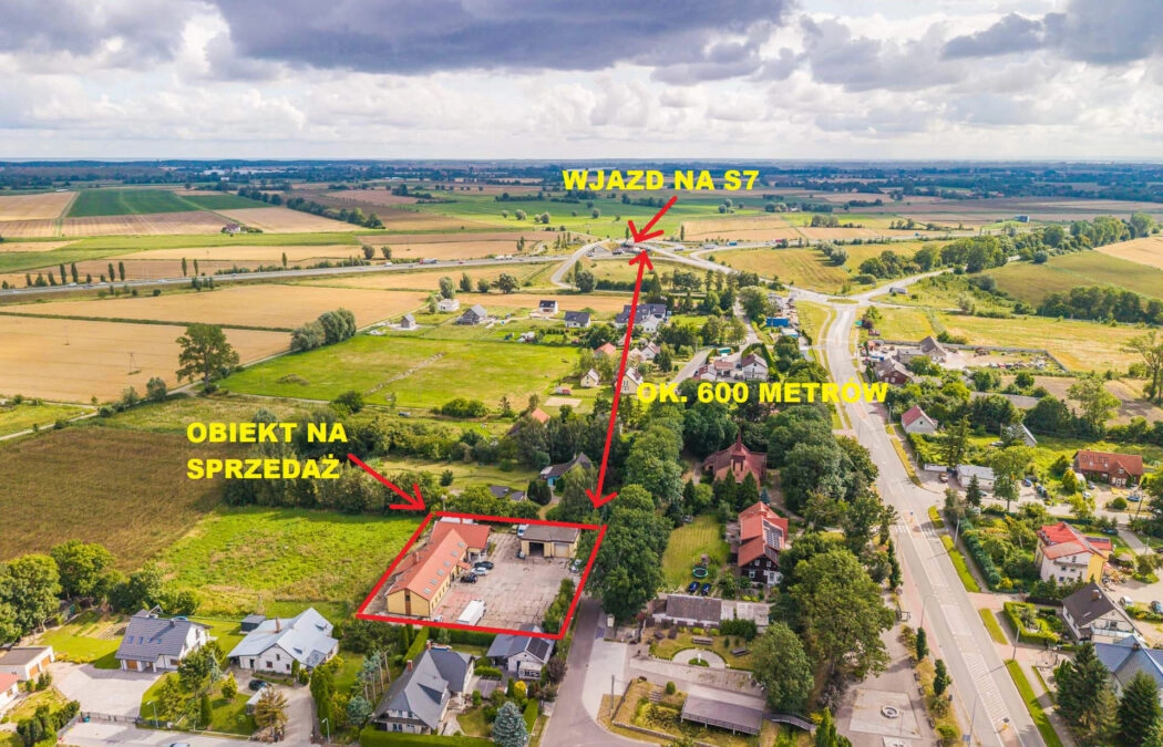 DZIAŁKA Z BUDYNKAMI WARSZTATOWYM I BIUROWYM