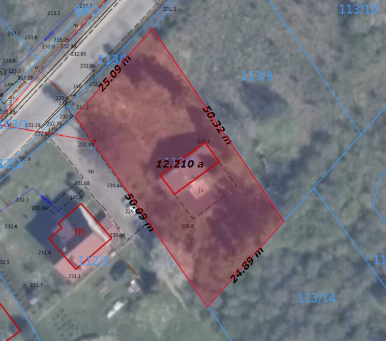 Budowlana | MPZP | Prostokąt | Wjazd od str.zachod