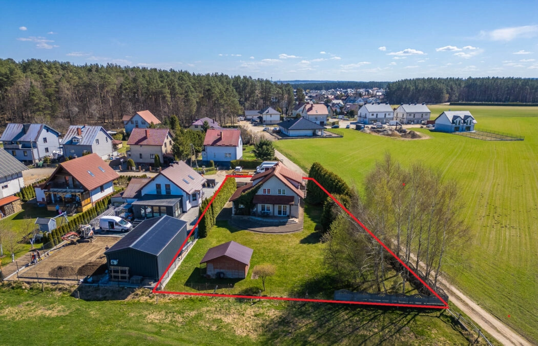 Dom wolnostojący na dużej działce 1258m2