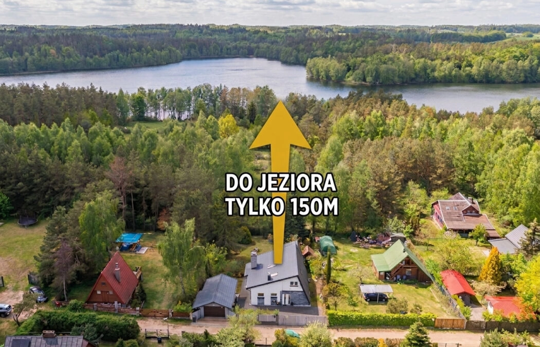 Dom nad jeziorem w lesie | Gowidlino/ Widna Góra!
