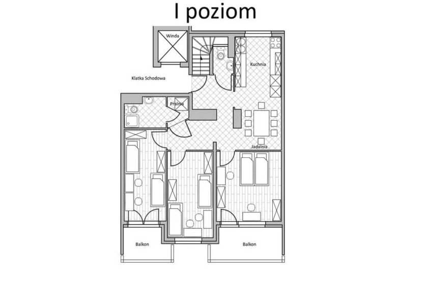 Mieszkanie z 10 sypialniami, idealne pod wynajem