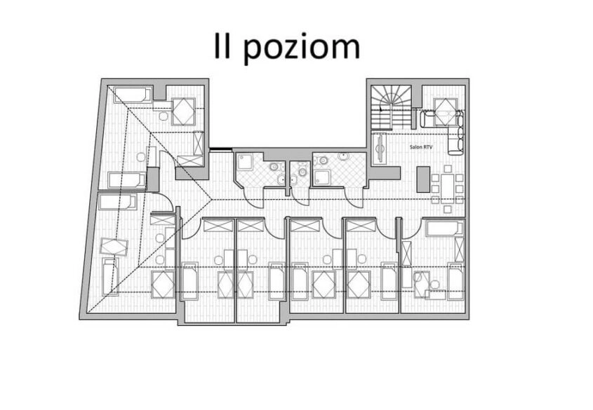 Mieszkanie z 10 sypialniami, idealne pod wynajem