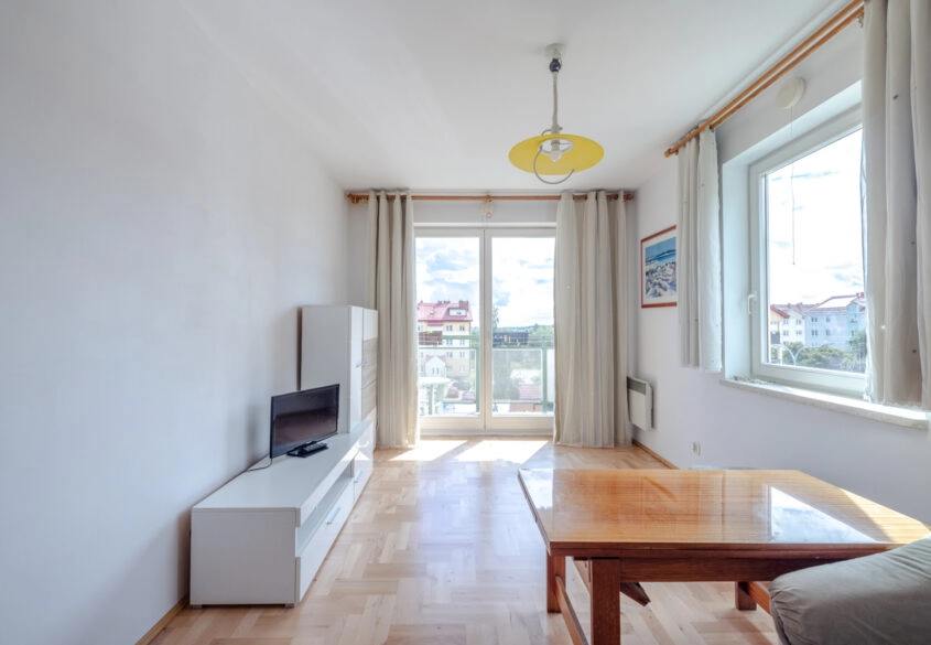 Słoneczne 2 pokoje. Duży balkon. Winda. Gdańsk