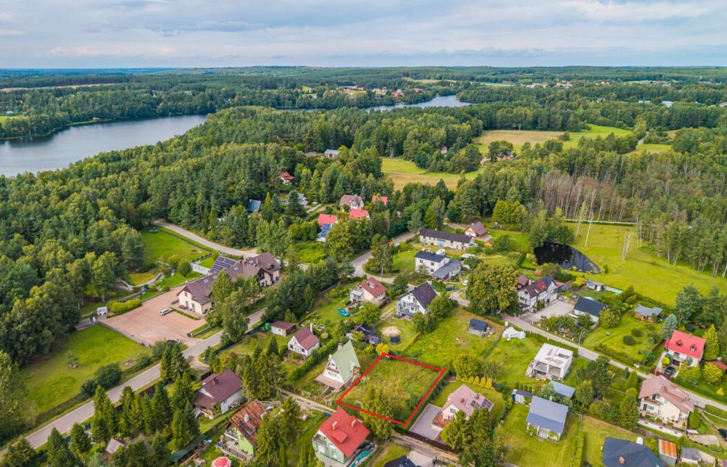 Działka 300m od Jeziora Kamień