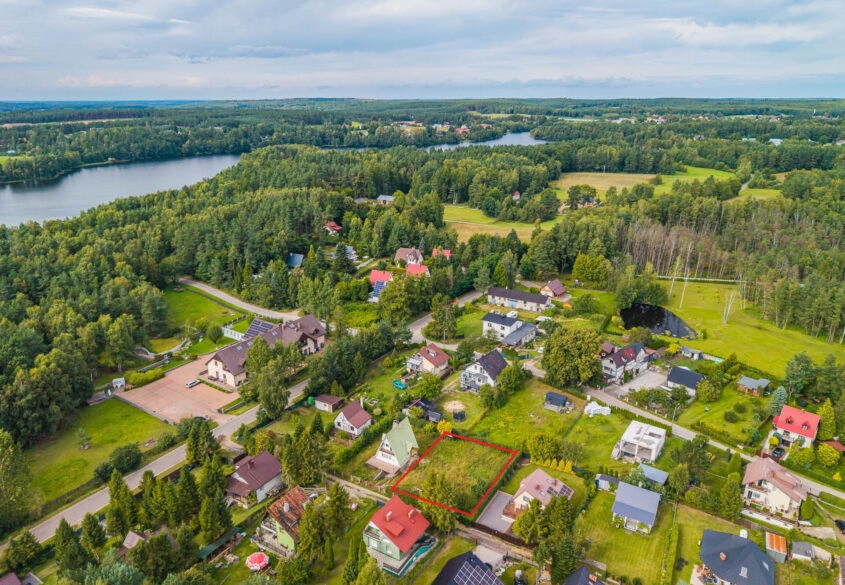 Działka 300m od Jeziora Kamień