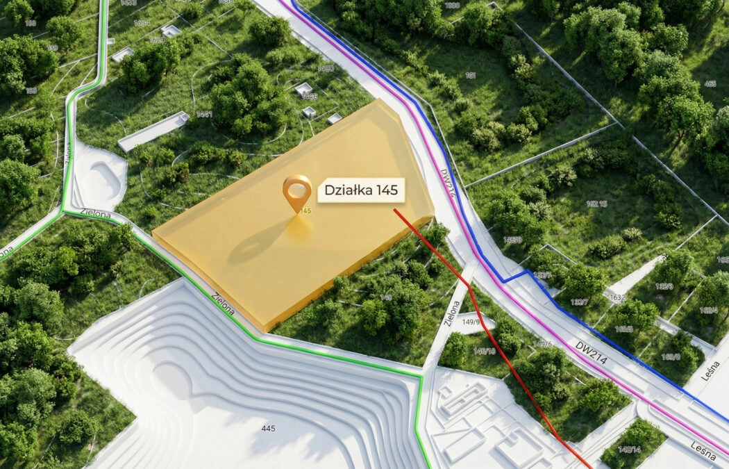 Działka inwestycyjna 1,9 ha | MPZP usługi