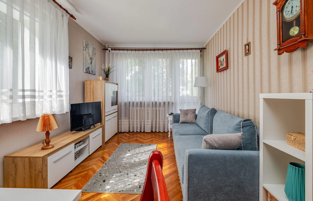 2 pokoje | 43 m² | VII Dwór | Balkon | Zieleń