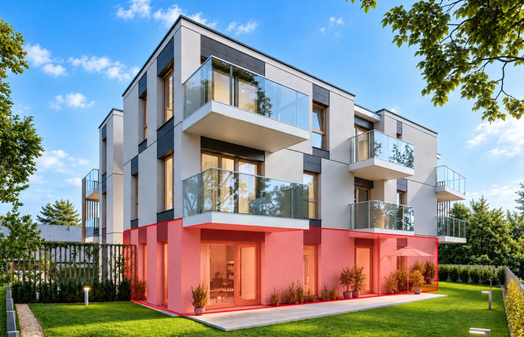 Mieszkanie 3 pokojowe z ogródkiem 132m2