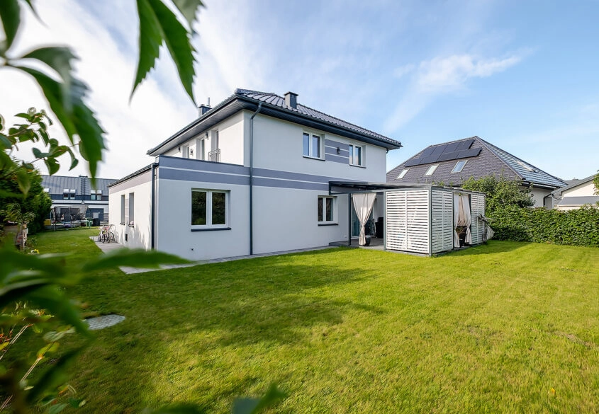 NOWOCZESNY DOM W MOSTACH | 188 m² | DZIAŁKA 929 m²