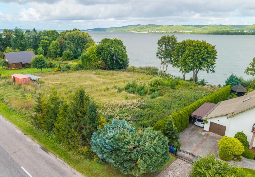 Działka z własną linią brzegową Żarnowiec