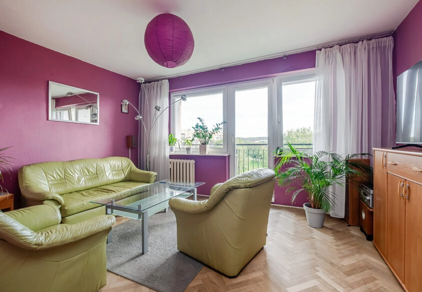 Mieszkanie 56,3 m² | Zaspa | Duży balkon | 3 Pok