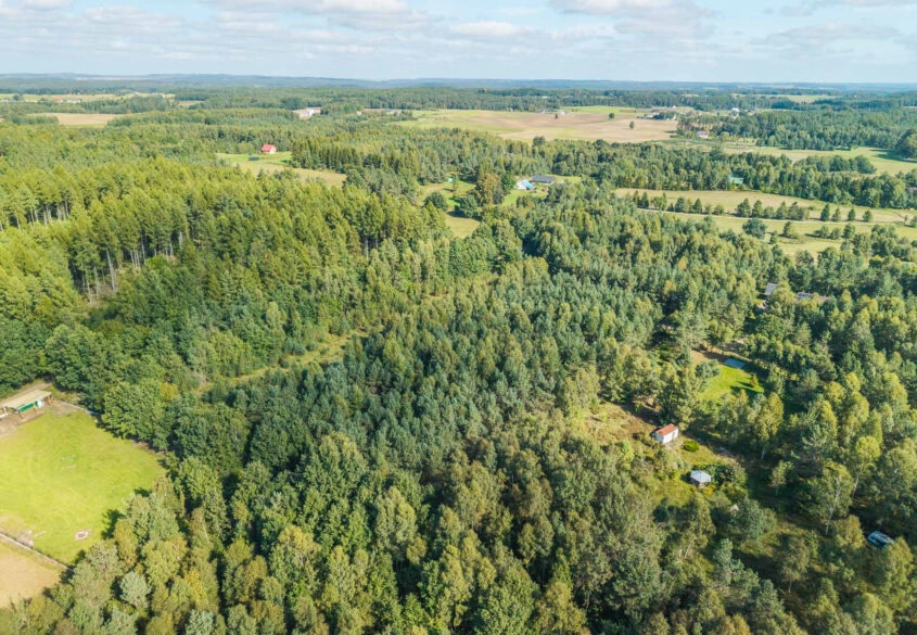 Działka siedliskowa | Kaszuby | Prąd i woda obok