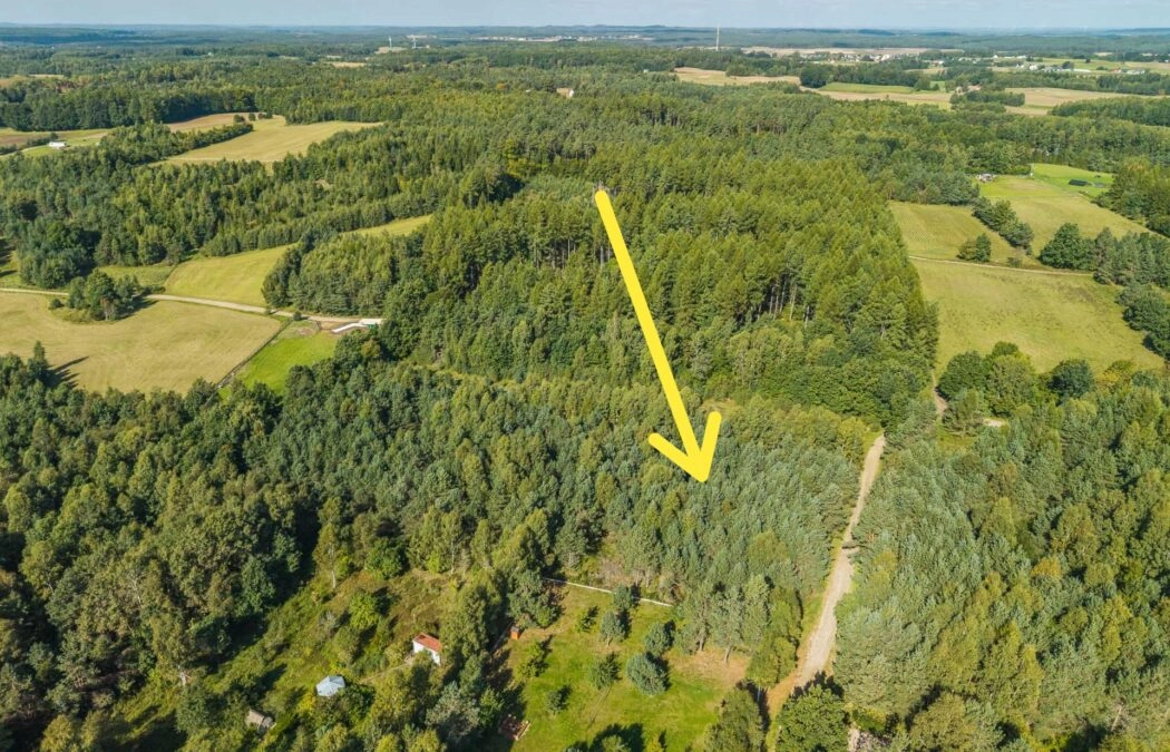 Działka siedliskowa | Kaszuby | Prąd i woda obok
