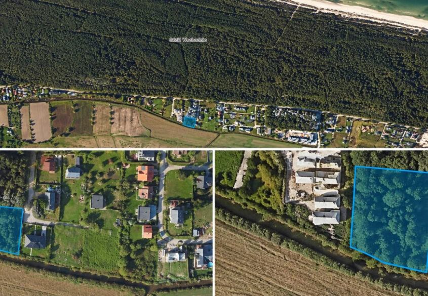Działka inwestycyjna 1 419 m² | MPZP | Sobieszewo