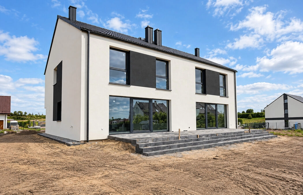 Piękny, nowy dom 5-pokoi135m2 stan deweloperski
