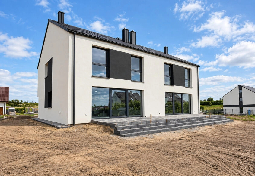 Piękny, nowy dom 5-pokoi135m2 stan deweloperski