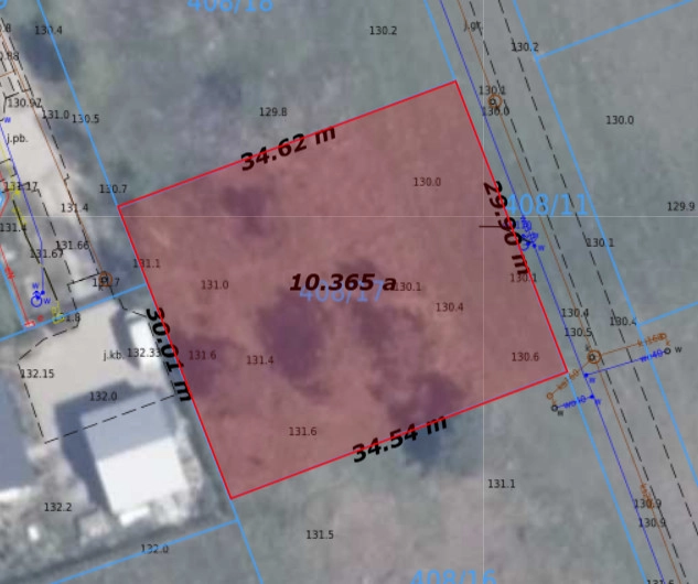 3 działki budowlane | MPZP | Wjazd od str.wschod
