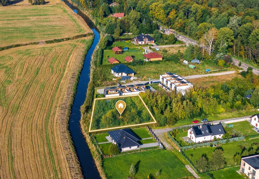 Działka inwestycyjna 1 419 m² | MPZP | Sobieszewo