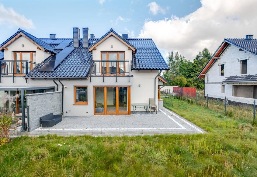 Bliźniak, drugi pokój na parterze, rekuperacja