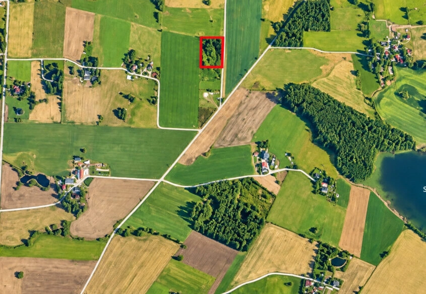 Działka ze stawem oraz Warunkami Zabudowy domu
