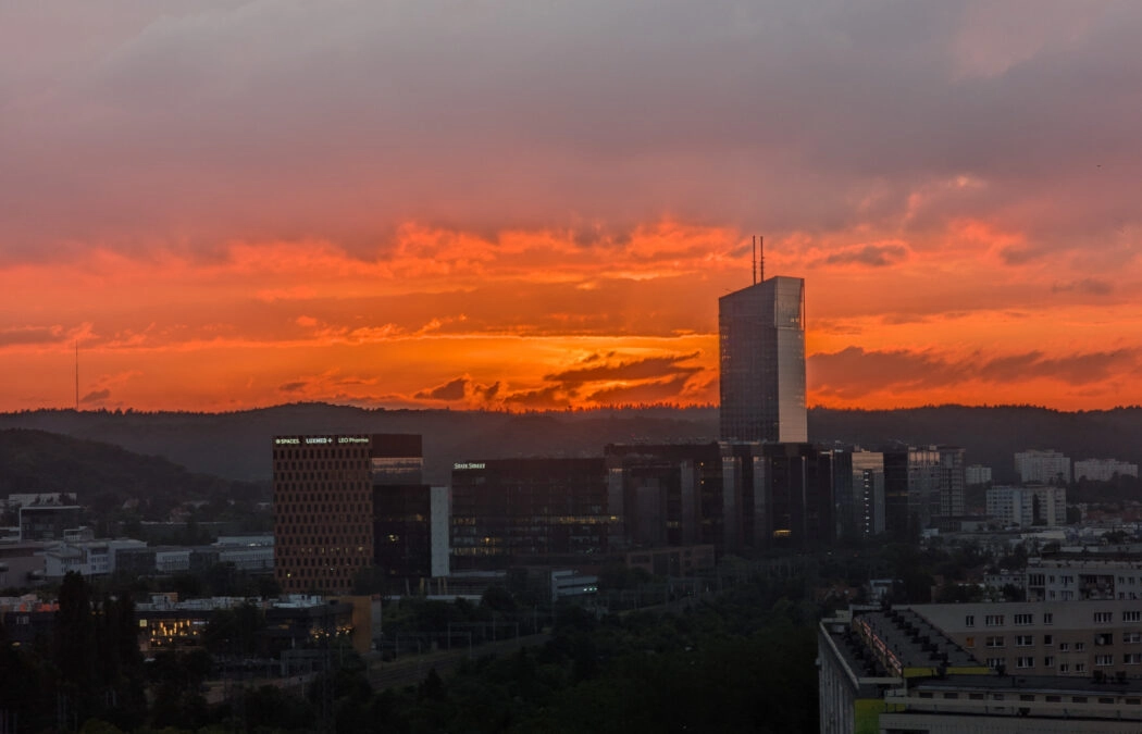 Piękny widok na morze i panoramę Gdańska | 17.p.