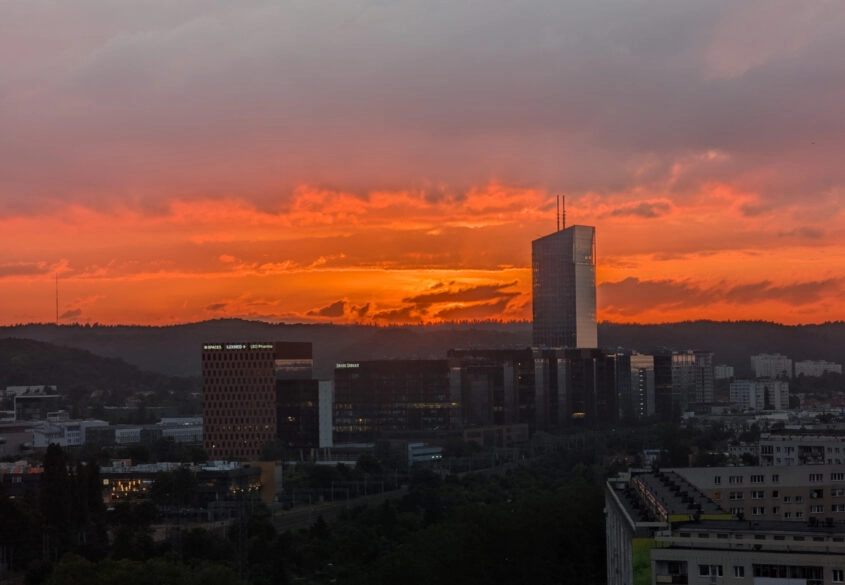 Piękny widok na morze i panoramę Gdańska | 17.p.