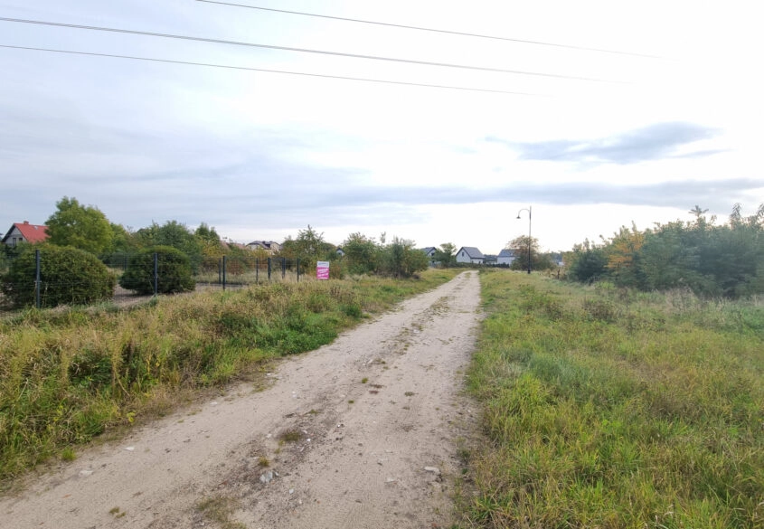 Nowęcin, ul. Akacjowa | 1 405 m² | Teren objęty MP