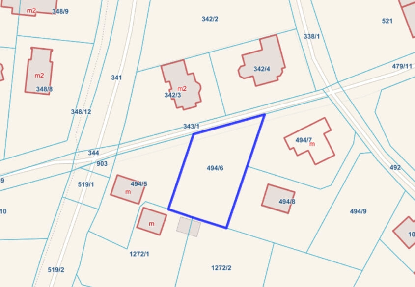 Chwaszczyno | 900 m2 | Pozwolenie na budowę