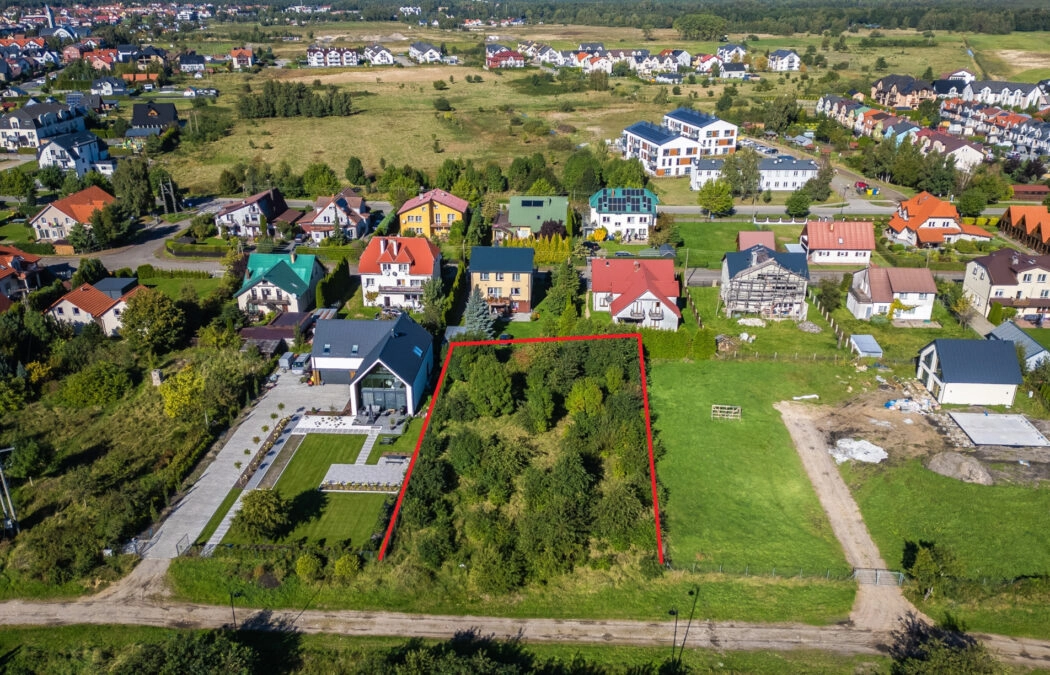 Nowęcin, ul. Akacjowa | 1 405 m² | Teren objęty MP