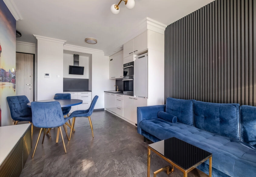 Panorama na Gdańsk i morze| Msc parkingowe |Loggia