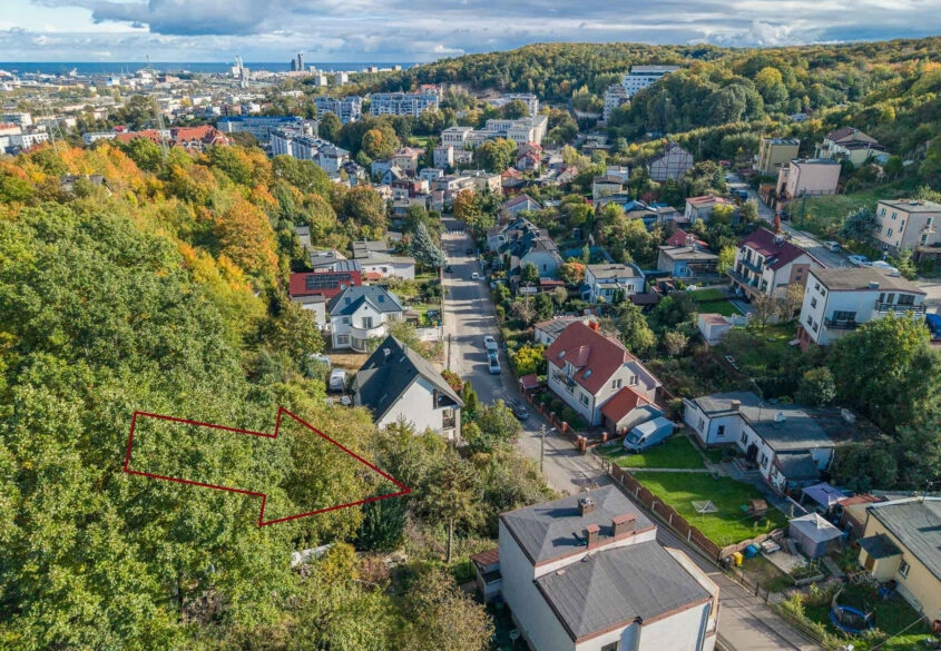 Działka budowlana 688 m² Gdynia Leszczynki